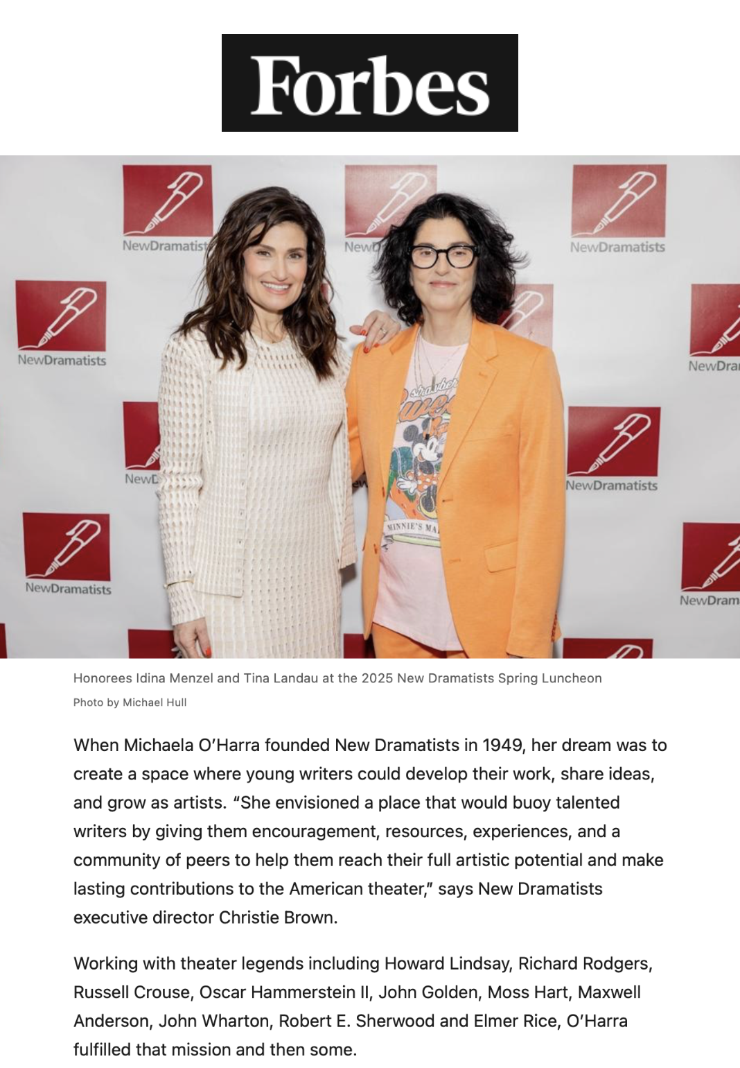 Dramaticast How New Dramatists Shapes Generations Of Playwrights From Page To Stage ...